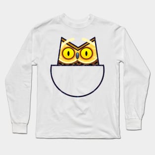 Pocket Owl! Long Sleeve T-Shirt